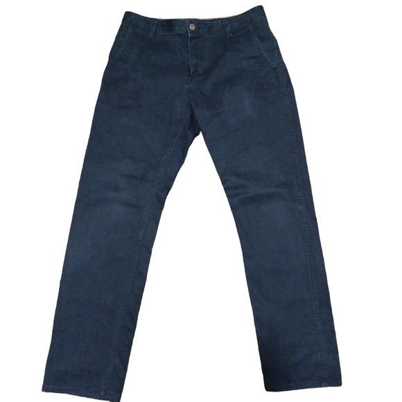 Men's Navy Blue Docker Cotton Pants - Picture 1 of 5